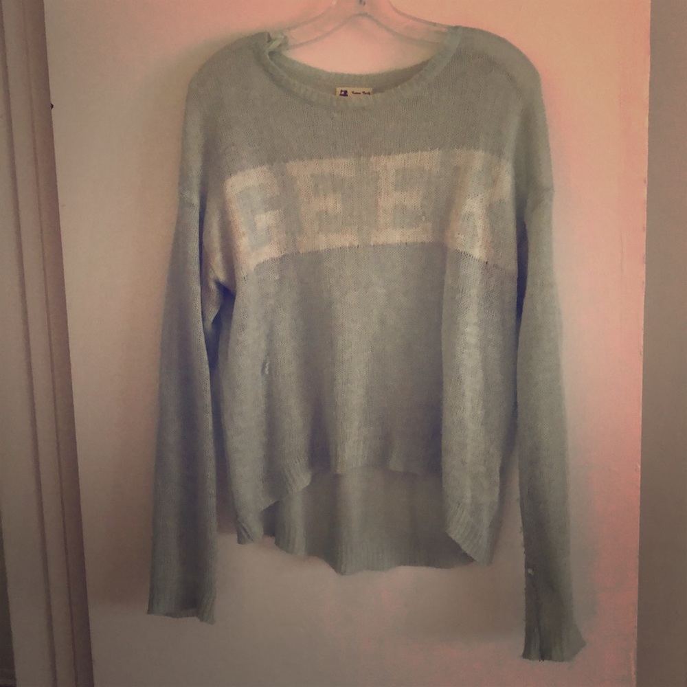 “GEEK” Long sleeve blouse
